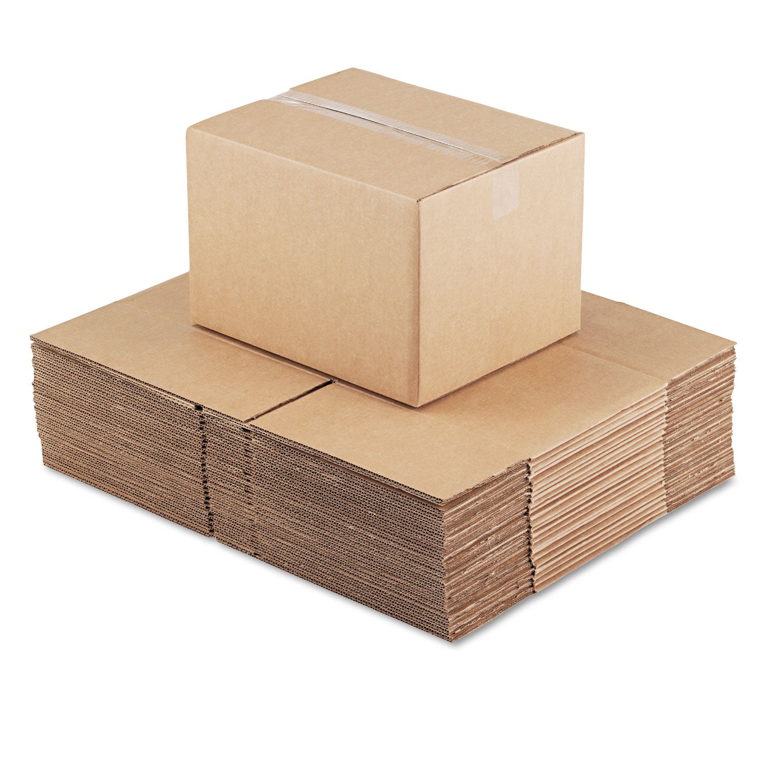 fixed-depth-corrugated-shipping-boxes-regular-slotted-container-rsc-12-x-15-x-10-brown-kraft-25-bundle_unv151210 - 2