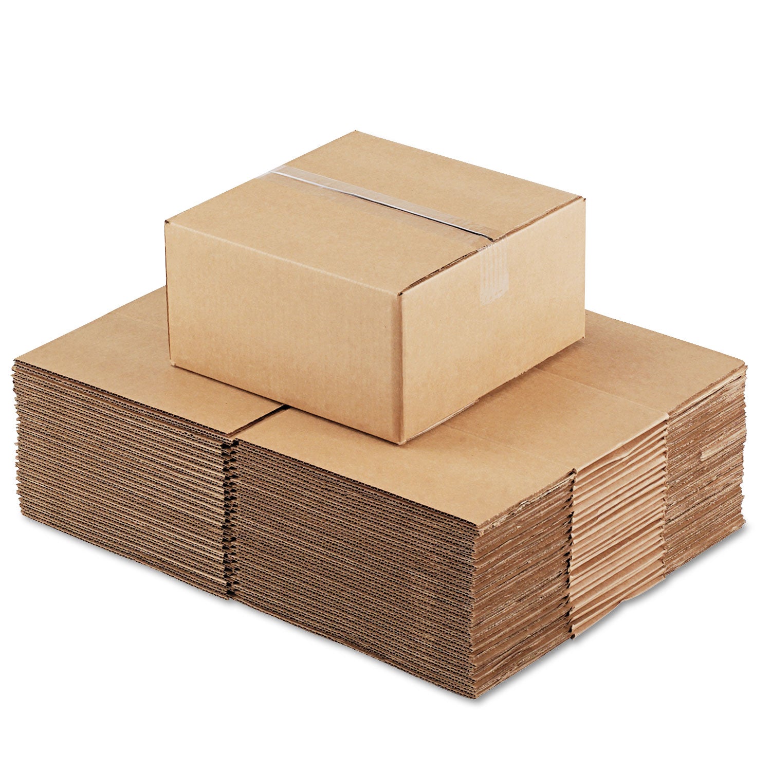 fixed-depth-corrugated-shipping-boxes-regular-slotted-container-rsc-12-x-12-x-6-brown-kraft-25-bundle_unv12126 - 2