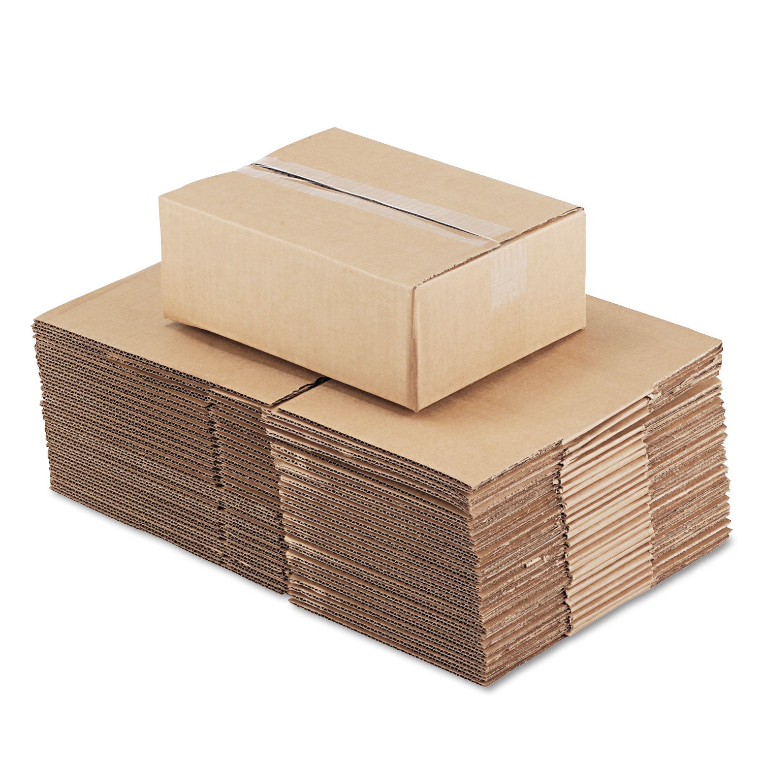 fixed-depth-corrugated-shipping-boxes-regular-slotted-container-rsc-9-x-12-x-4-brown-kraft-25-bundle_unv1294 - 2