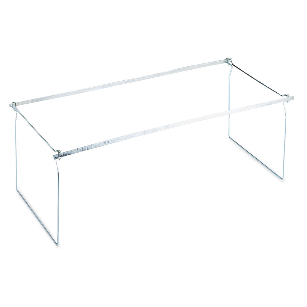 Screw-Together Hanging Folder Frame, Letter Size, 23" to 26.77" Long, Silver - 