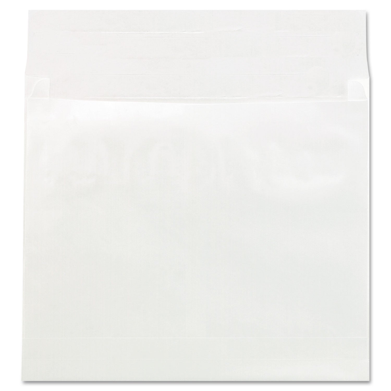 Deluxe Tyvek Expansion Envelopes, Open-Side, 4" Capacity, #15 1/2, Square Flap, Self-Adhesive Closure, 12 x 16, White, 50/CT - 