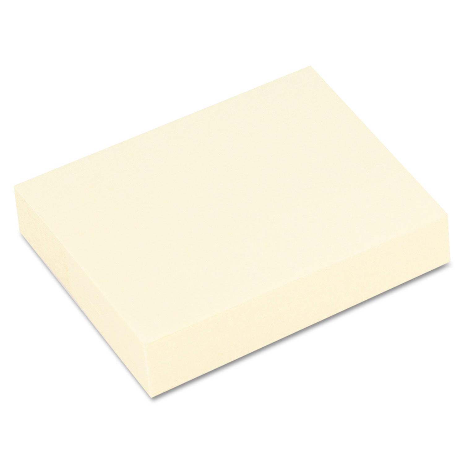 Recycled Self-Stick Note Pads, 1.5" x 2", Yellow, 100 Sheets/Pad, 12 Pads/Pack - 