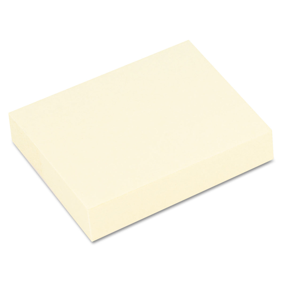 Recycled Self-Stick Note Pads, 1.5" x 2", Yellow, 100 Sheets/Pad, 12 Pads/Pack