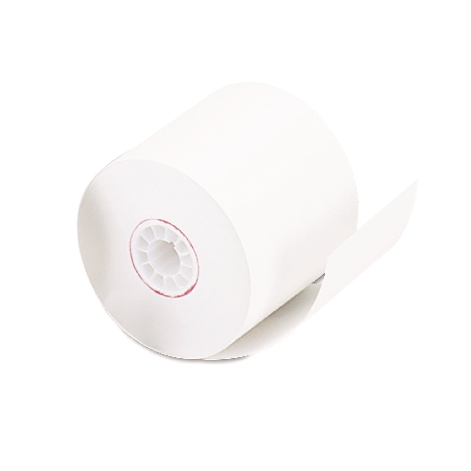 Impact and Inkjet Print Bond Paper Rolls, 0.5" Core, 2.25" x 126 ft, White, 100/Carton