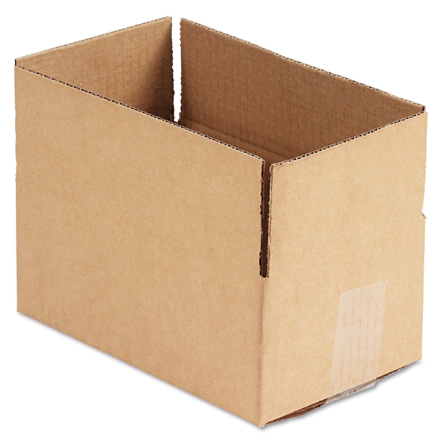 fixed-depth-corrugated-shipping-boxes-regular-slotted-container-rsc-6-x-10-x-4-brown-kraft-25-bundle_unv1064 - 1