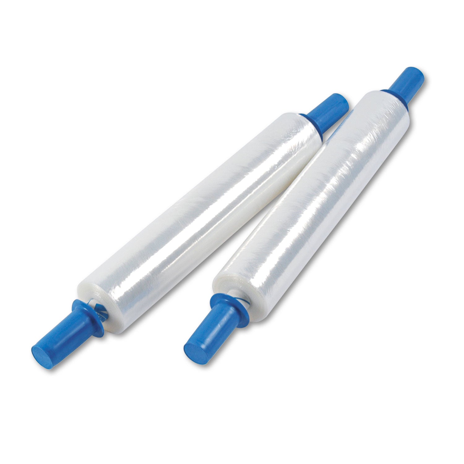 Stretch Film w/Cushioned Handles, 20" x 1,000 ft, 20 mic (80-Gauge), 4/Carton - 