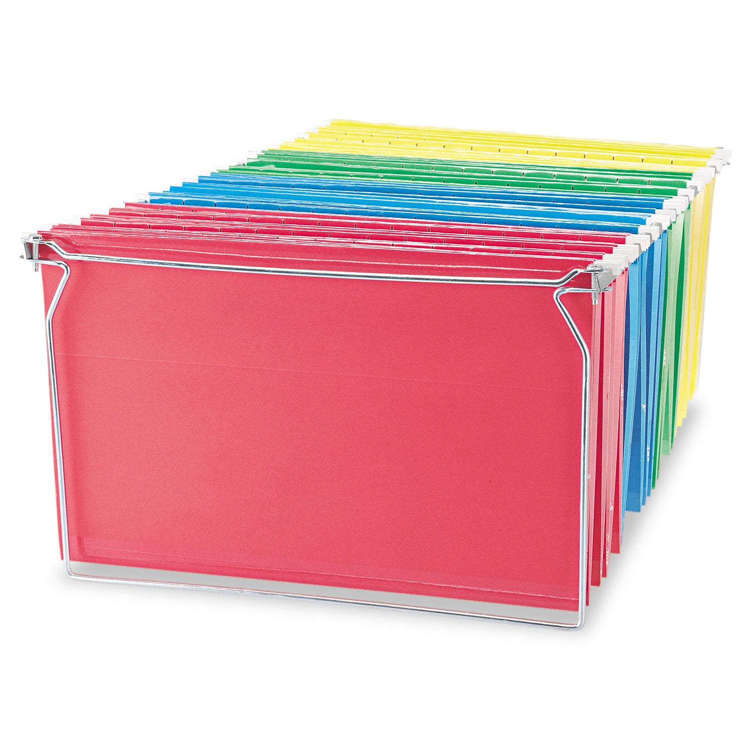 Screw-Together Hanging Folder Frame, Legal Size, 23" to 26.77" Long, Silver, 6/Box - 
