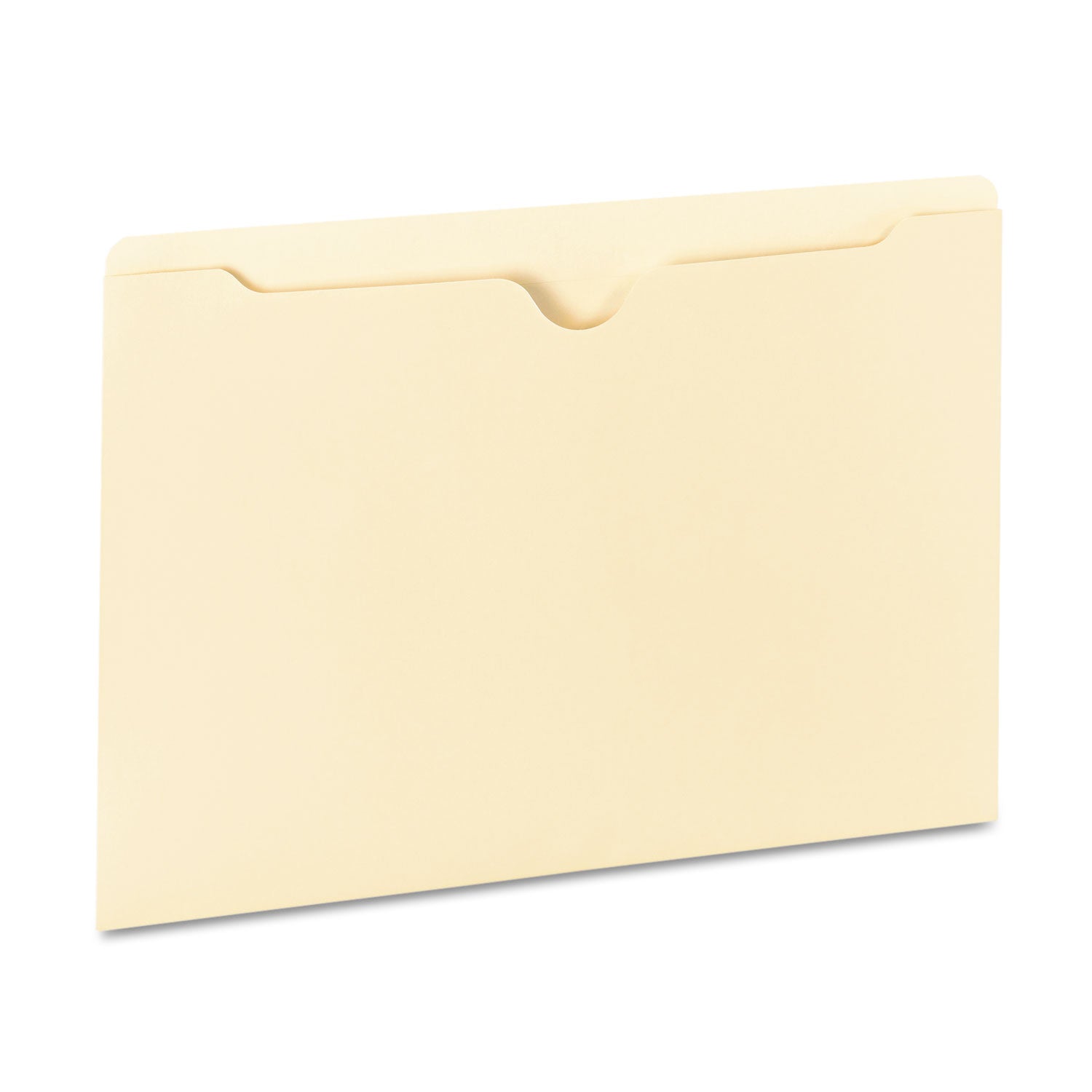 Deluxe Manila File Jackets with Reinforced Tabs, Straight Tab, Legal Size, Manila, 100/Box - 