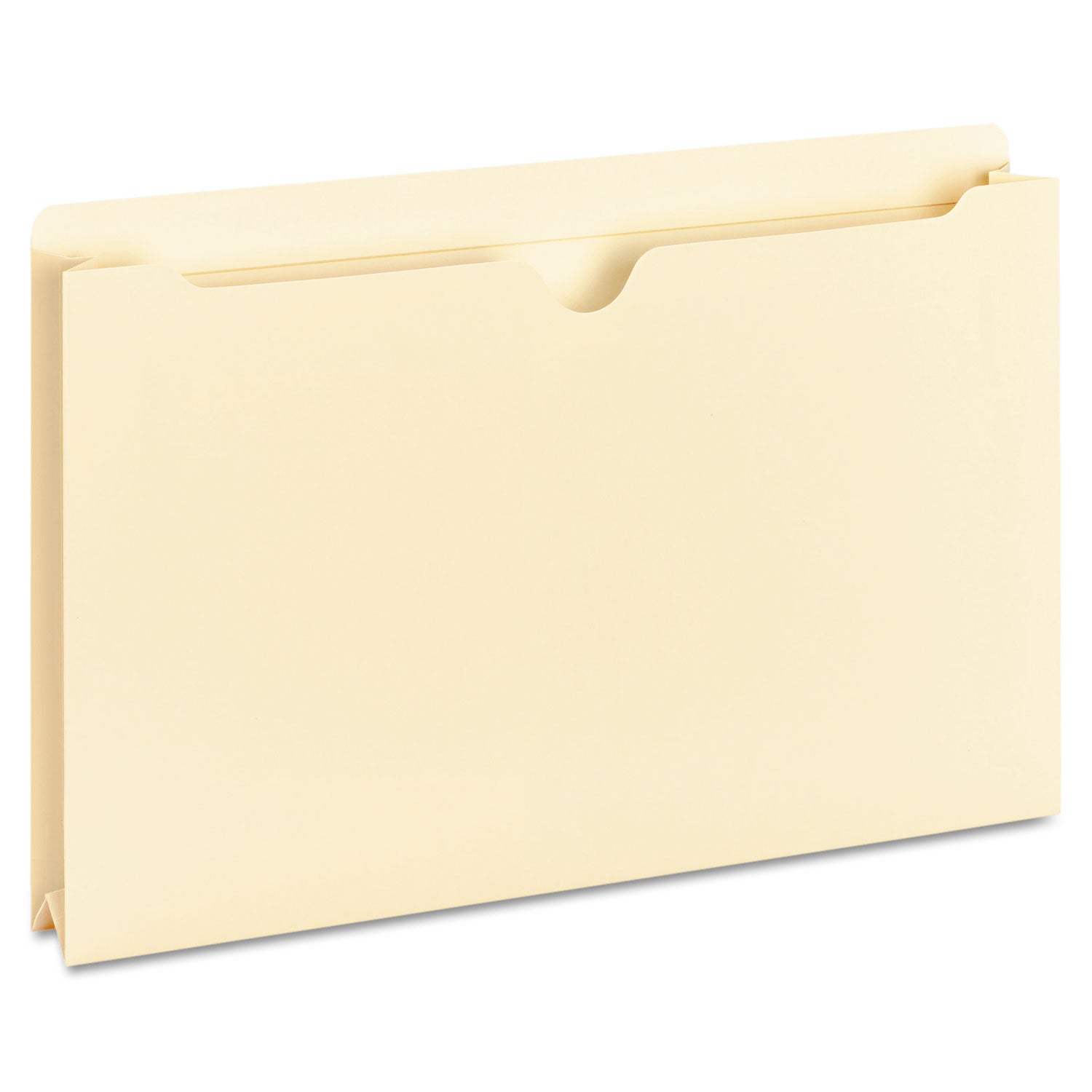 Deluxe Manila File Jackets with Reinforced Tabs, Straight Tab, Legal Size, Manila, 50/Box - 