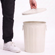 5 Gallon Metal Trash Can with Lid | Rust-Resistant