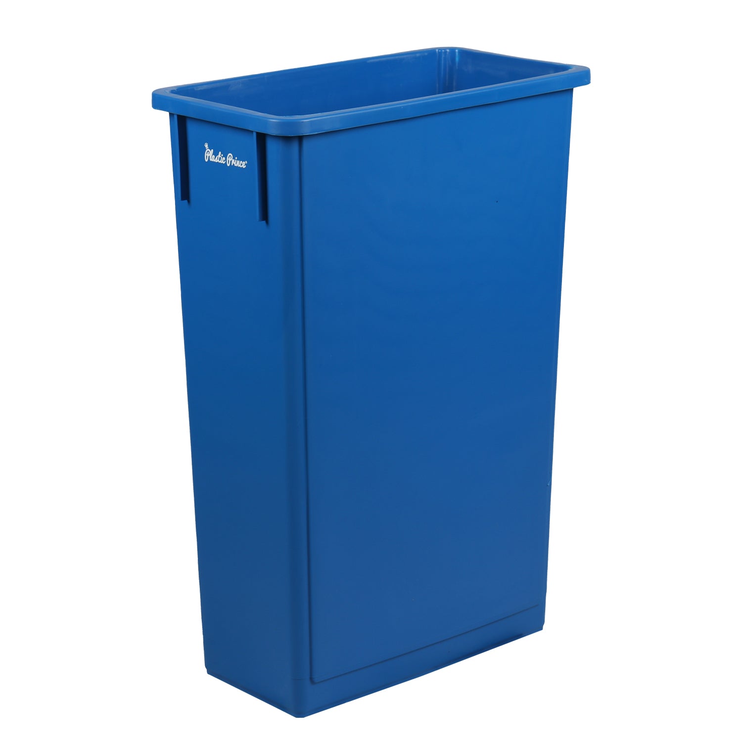 23 Gal Blue Slim Rectangular Trash Can