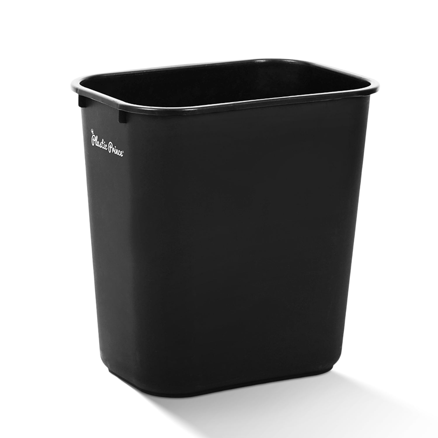 28-QT Black Wastebasket