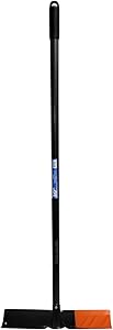 50" Snow Pusher with Metal Handle, 20" Wide Blade