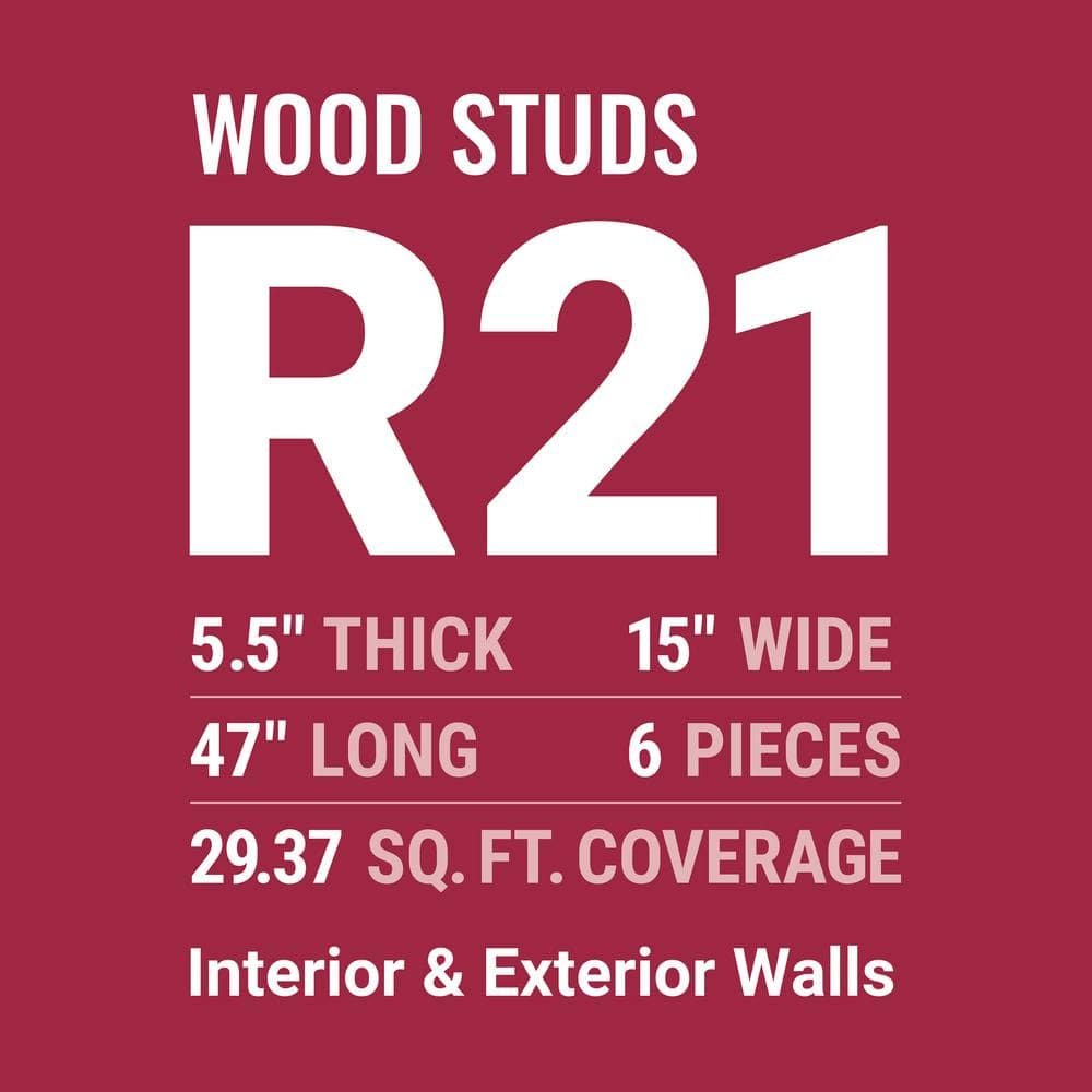 15 in. x 47 in. R21 Thermafiber Fire and Sound Guard Plus Mineral Wool Insulation Batt