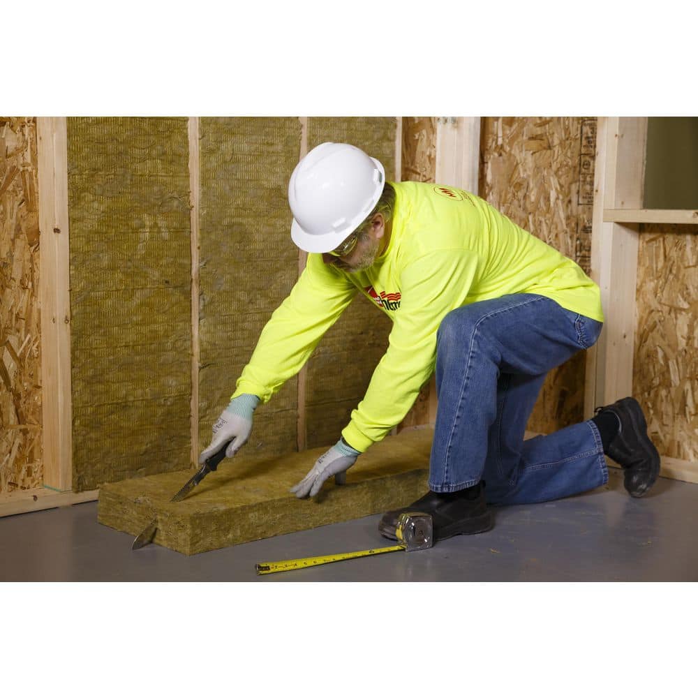 23 in. x 47 in. R-21 Thermafiber Fire and Sound Guard Plus Mineral Wool Insulation Batt(16-Bags)