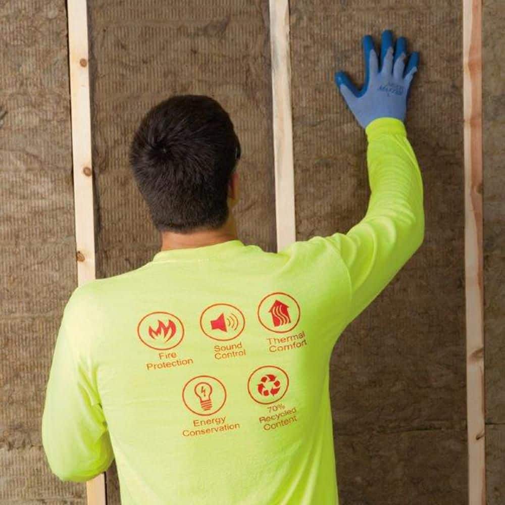 23 in. x 47 in. R-21 Thermafiber Fire and Sound Guard Plus Mineral Wool Insulation Batt(16-Bags)