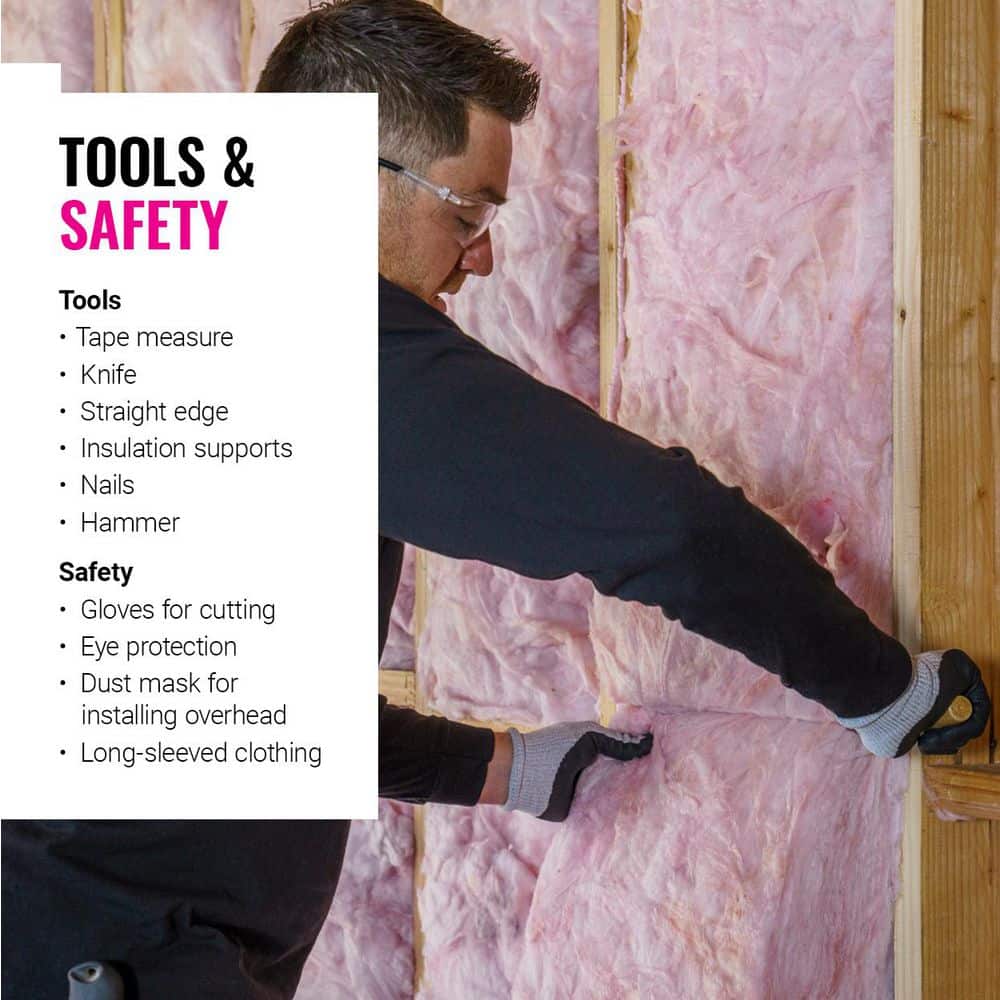 R-38 Faced Fiberglass Insulation Batt 24 in. x 48 in. (1 Bag)