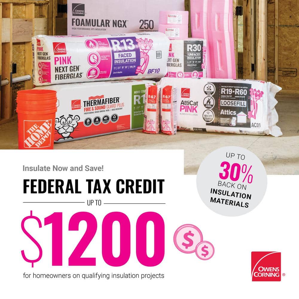 R-6.7 PINK Multi-Purpose, Small Project Unfaced Fiberglasss Insulation Roll 16 in. x 48 in. (40-Bags)