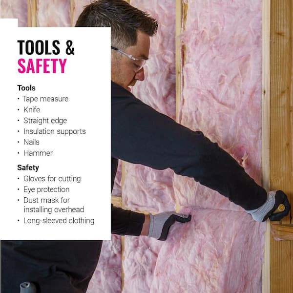 R-13 Faced Fiberglass Insulation Roll 15 in. x 32 ft. (3 Rolls)