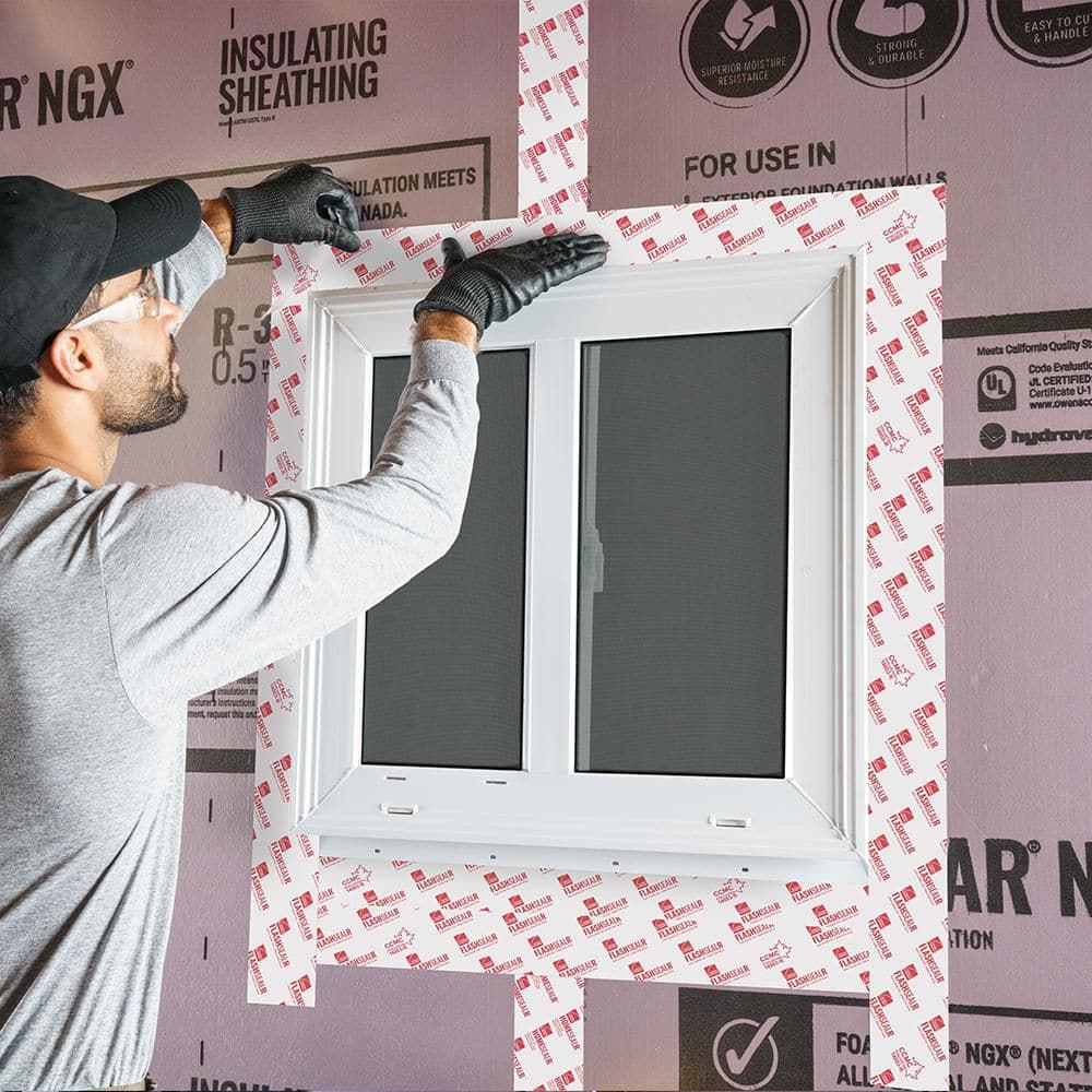 FOAMULAR NGX Insulating Sheathing 0.5 in. x 4 ft. x 8 ft. SE R-3 XPS Rigid Foam Board Insulation