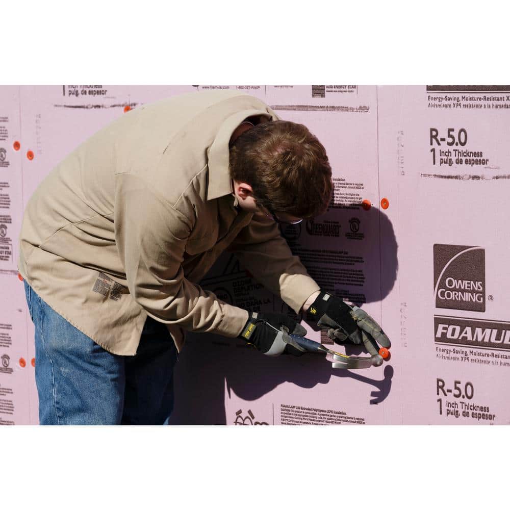 FOAMULAR 150 1 in. x 4 ft. x 8 ft. R-5 Scored Square Edge Rigid Foam Board Insulation Sheathing
