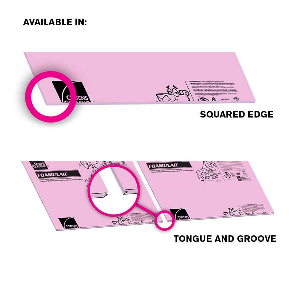 FOAMULAR NGX F-600 2 in. x 4 ft. x 8 ft. Square Edge R-10 XPS Rigid Foam Board Insulation