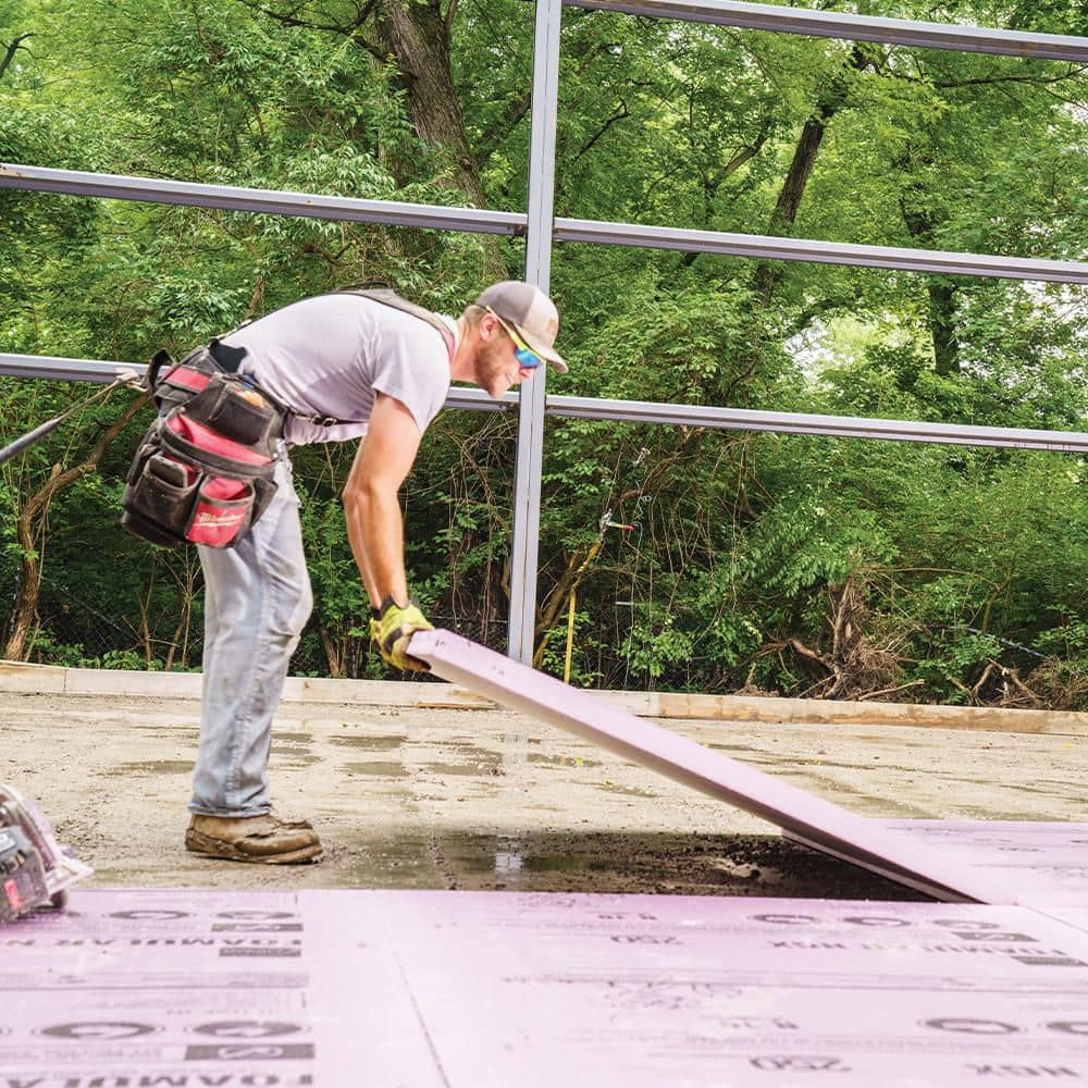 FOAMULAR NGX F-250 2 in. x 48 in. x 8 ft. T&G R-10 XPS Rigid Foam Board Insulation