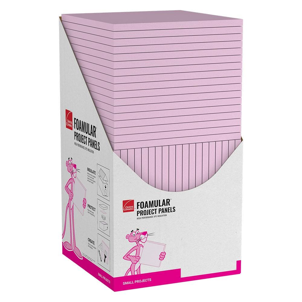 FOAMULAR NGX 1 in. x 2 ft. x 2 ft. R-5 Project Panel XPS Rigid Foam Board Insulation