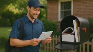 Plexon Jumbo Size Rural Mailbox, 3175 cu-in Capacity, Galvanized Steel, Powder-Coated, 15 in. H x 11.69 in. W x 24.82 in. L (Black, Extra Large)