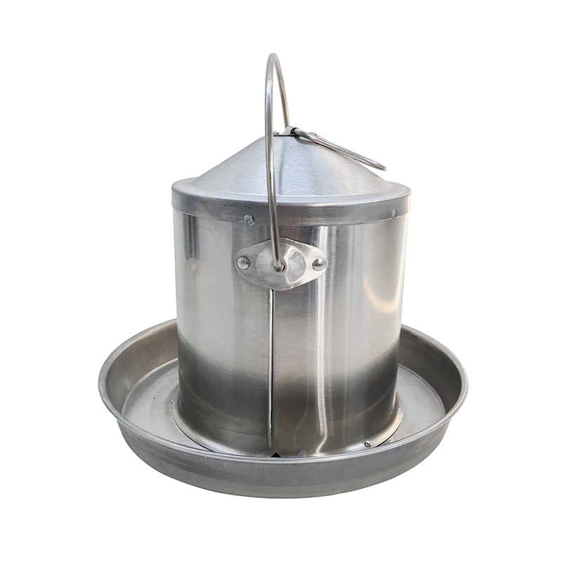 0.8 Gallon Stainless Steel Automatic Poultry Drinker