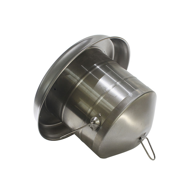 2 Gallon Stainless Steel Automatic Poultry Drinker