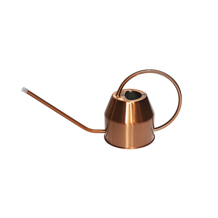 50 oz Rose Gold Stainless Steel Watering Can with Long Spout