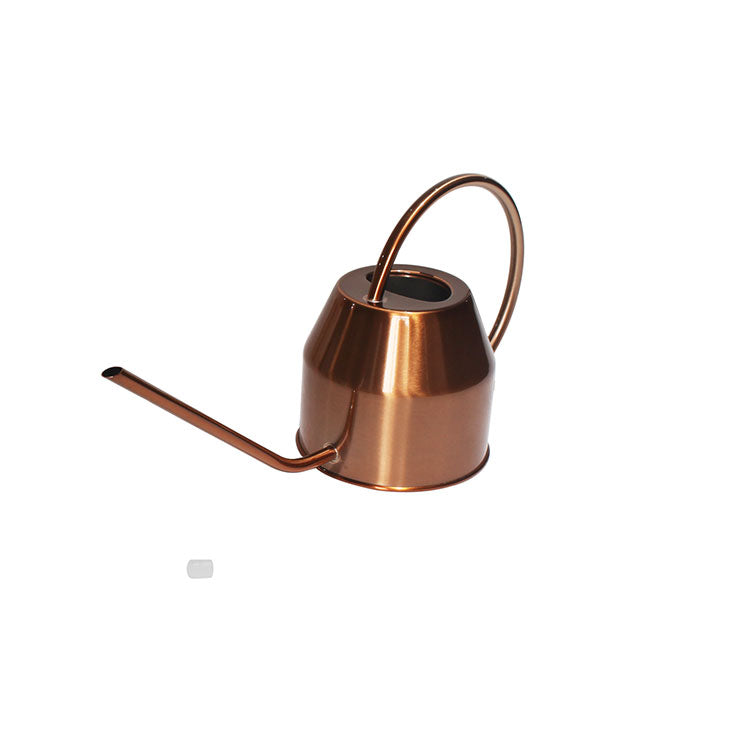 50 oz Rose Gold Stainless Steel Watering Can with Long Spout