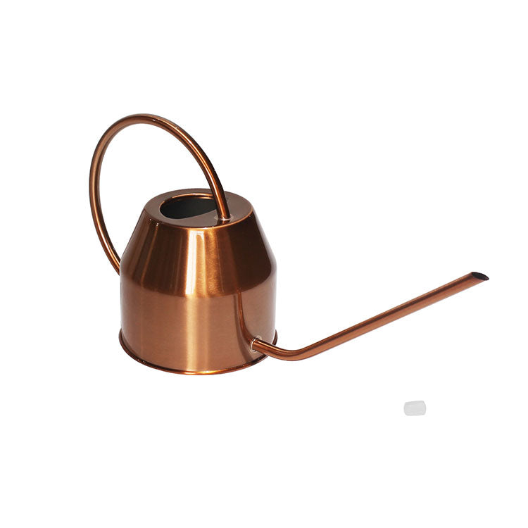 50 oz Rose Gold Stainless Steel Watering Can with Long Spout