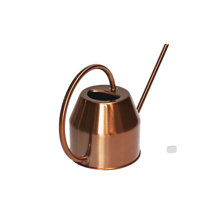 50 oz Rose Gold Stainless Steel Watering Can with Long Spout