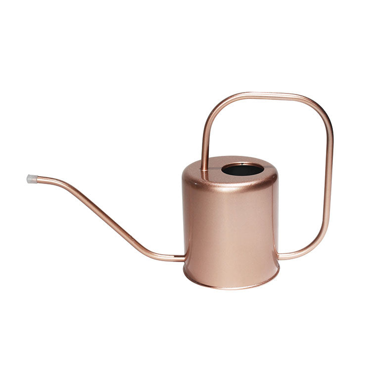 68 oz Rose Gold Stainless Steel Watering Can with Long Spout