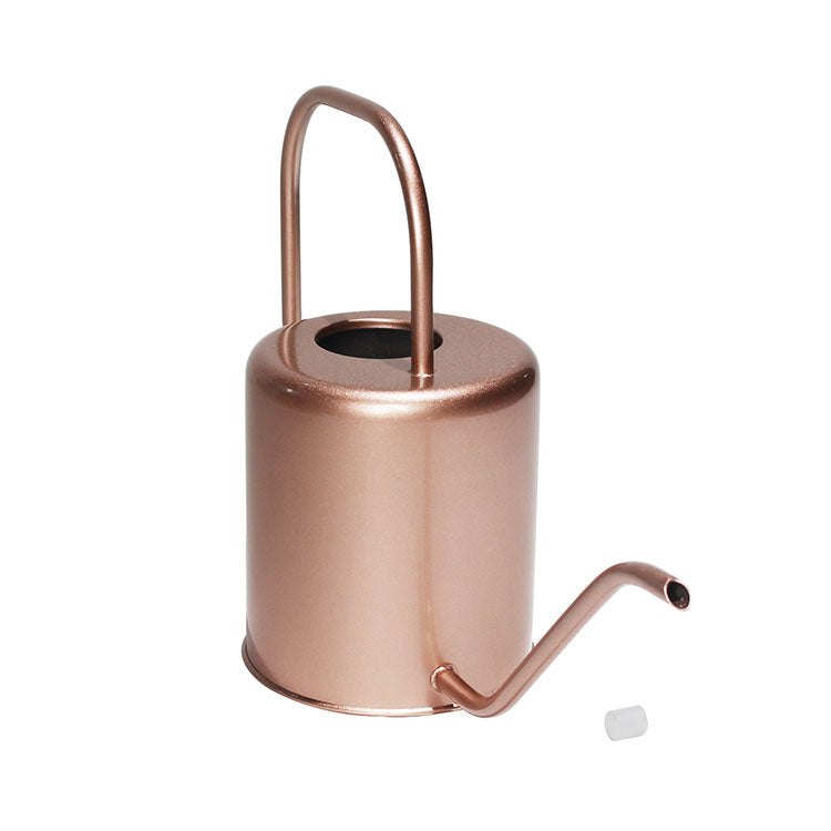 68 oz Rose Gold Stainless Steel Watering Can with Long Spout