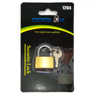 3/4" (20mm) Standard Shackle Brass Padlock - 1
