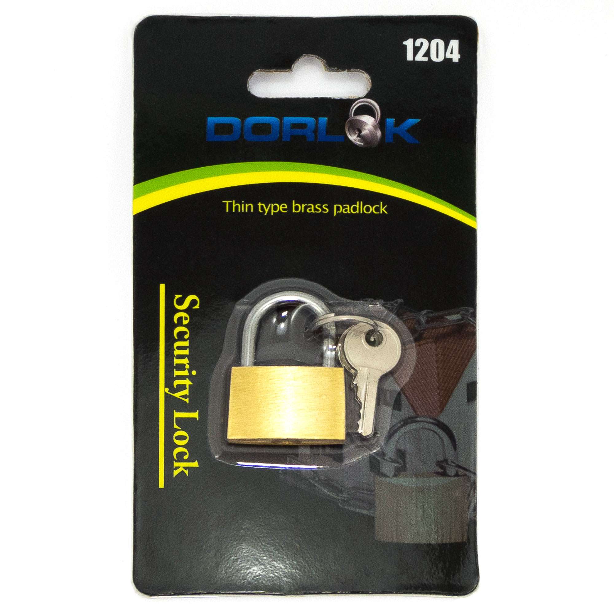 3/4" (20mm) Standard Shackle Brass Padlock - 1