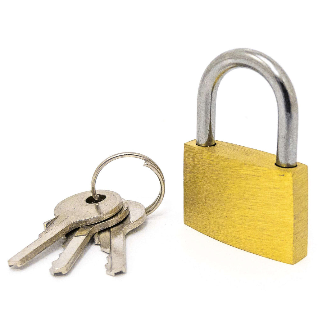 3/4" (20mm) Standard Shackle Brass Padlock - 2