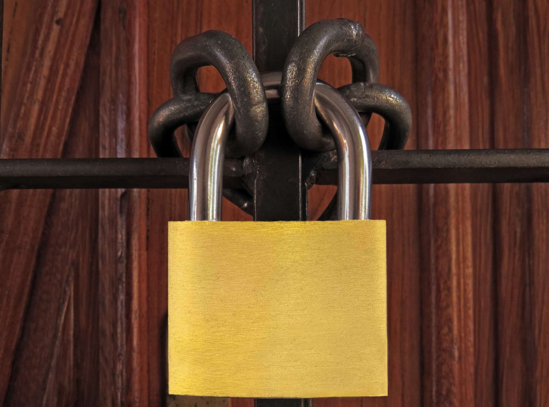 1-5/8" (40mm) Standard Shackle Brass Padlock - 6