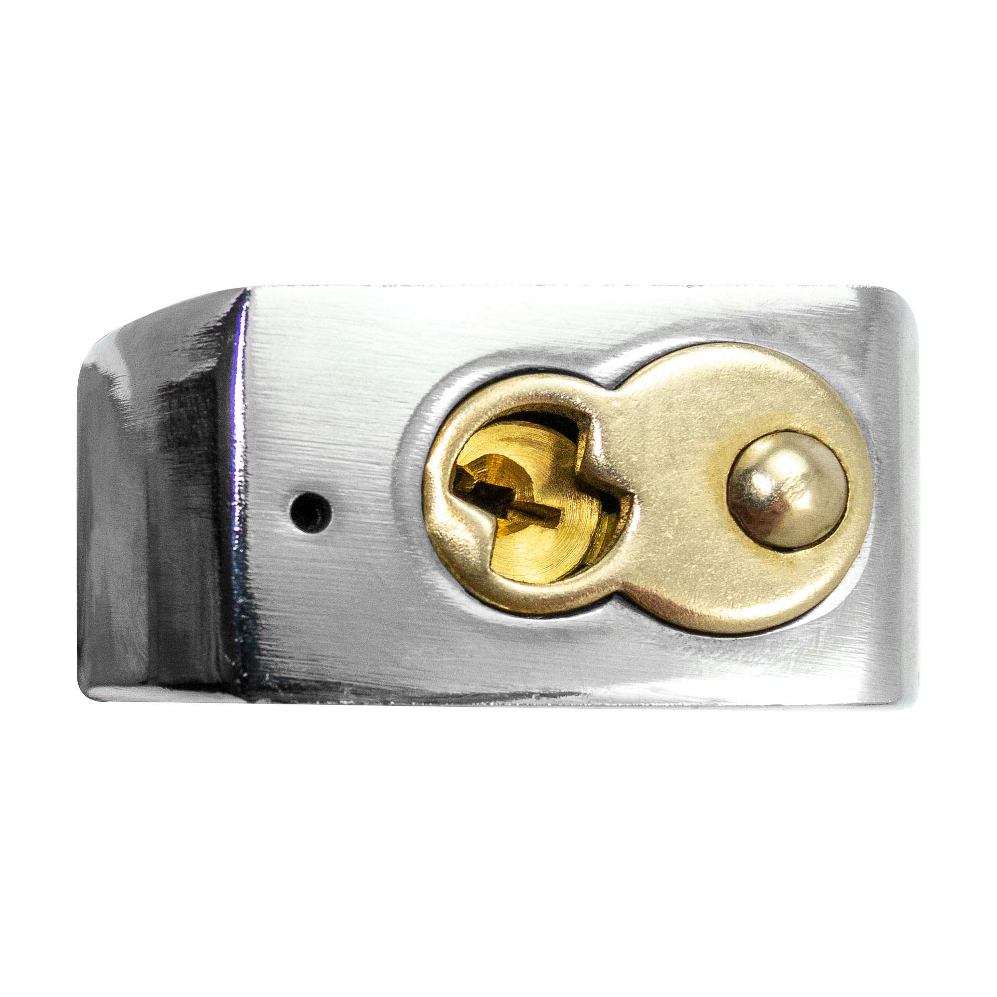 2-5/8" (65mm) Standard Hardened Shackle Round Steel Padlock with 3 Keys - 4