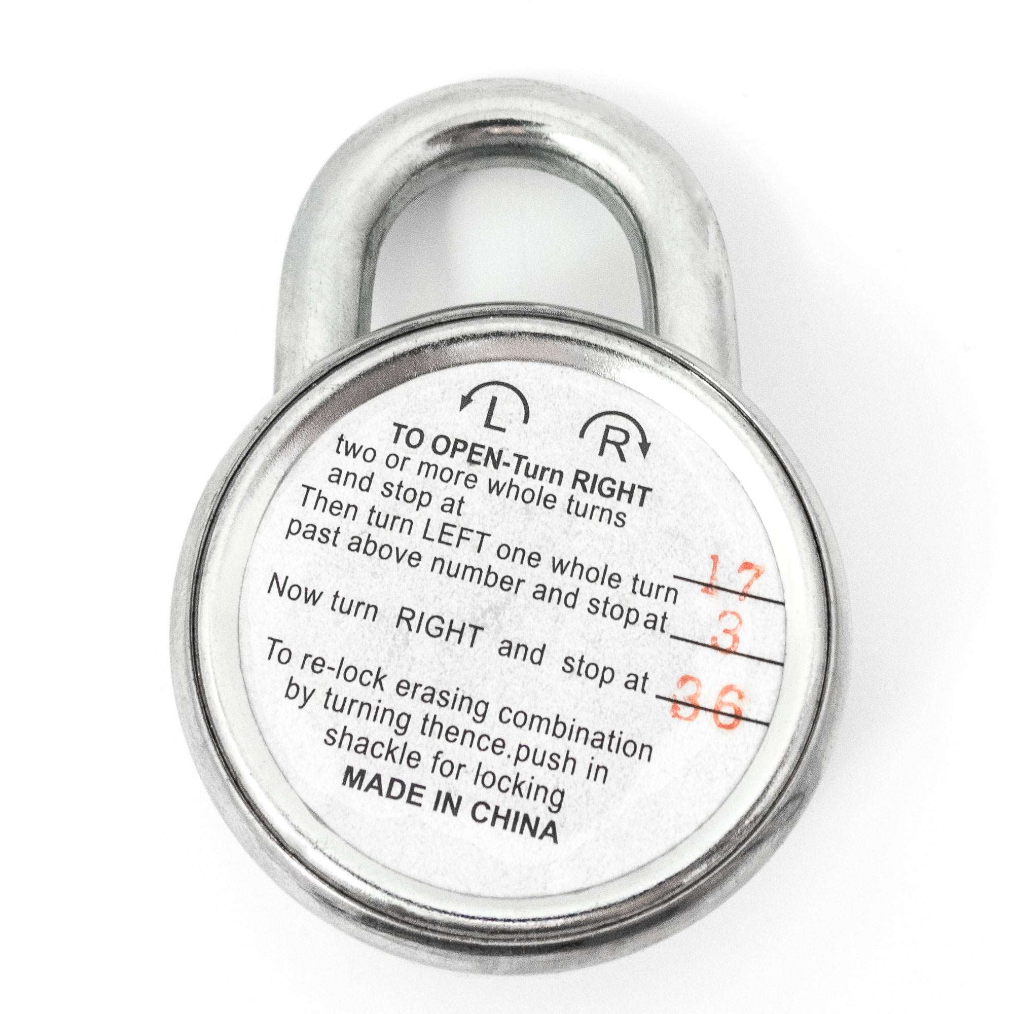 2" (50mm) Combination Dial Steel Padlock - 4