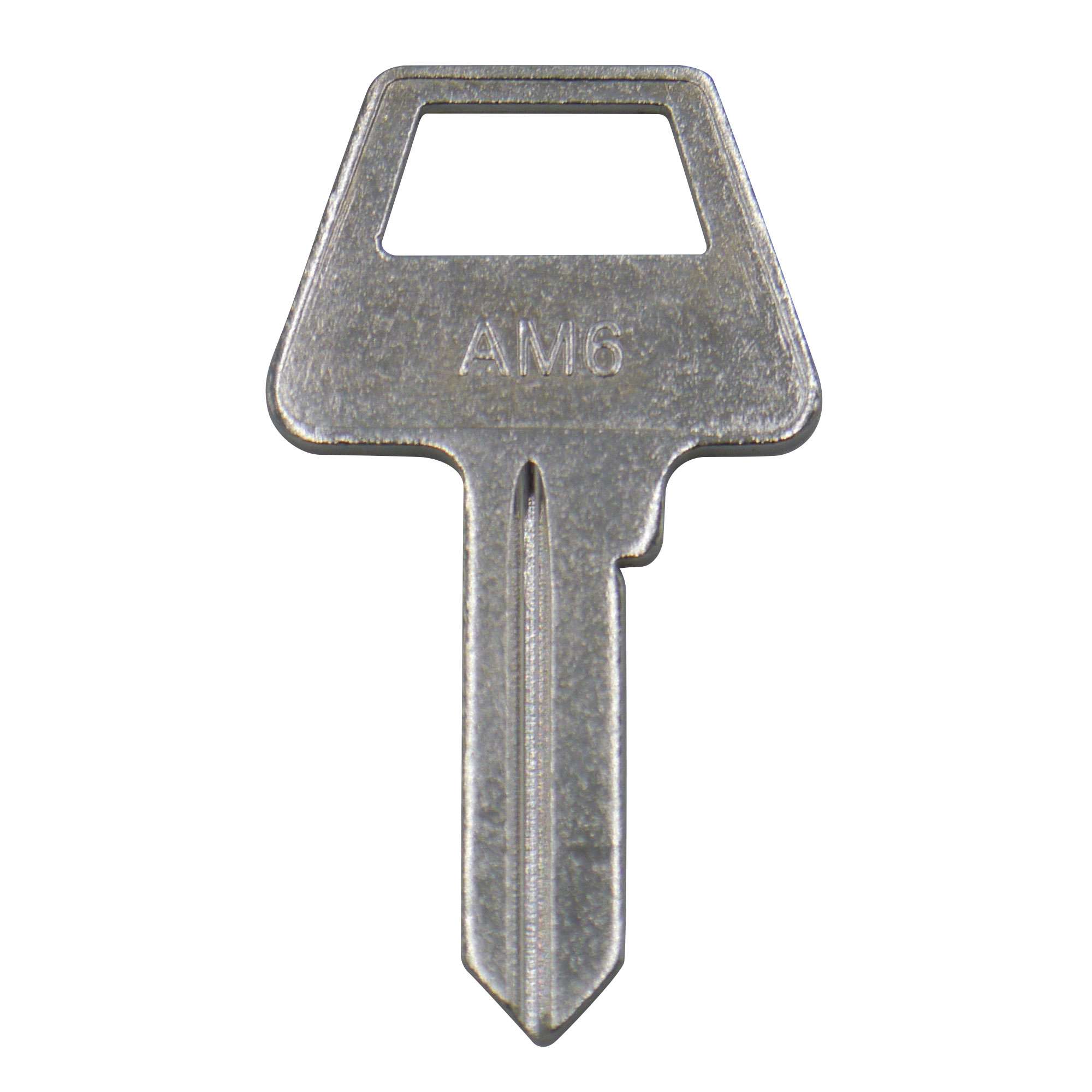 AM6 Brass Blank Key, 100/Box - 1