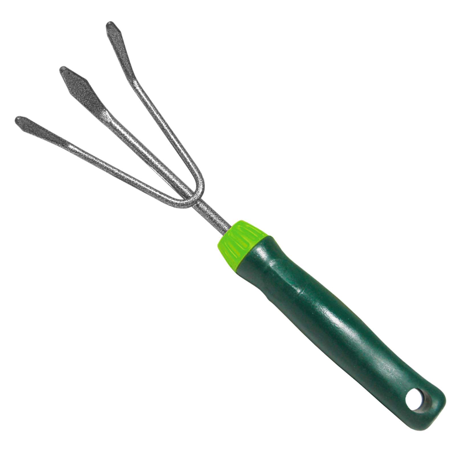 270mm Carbon Steel Garden Rake with Plastic Handle - 1