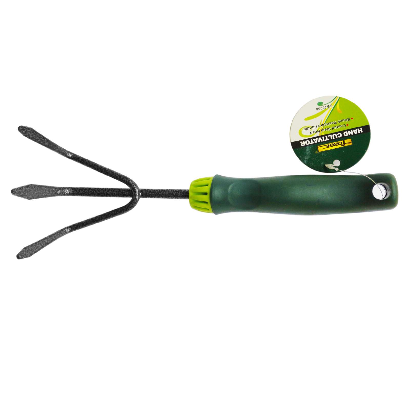 270mm Carbon Steel Garden Rake with Plastic Handle - 2