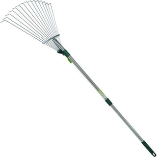 Aluminum Leaf Rake with Adjustable Handle - 1