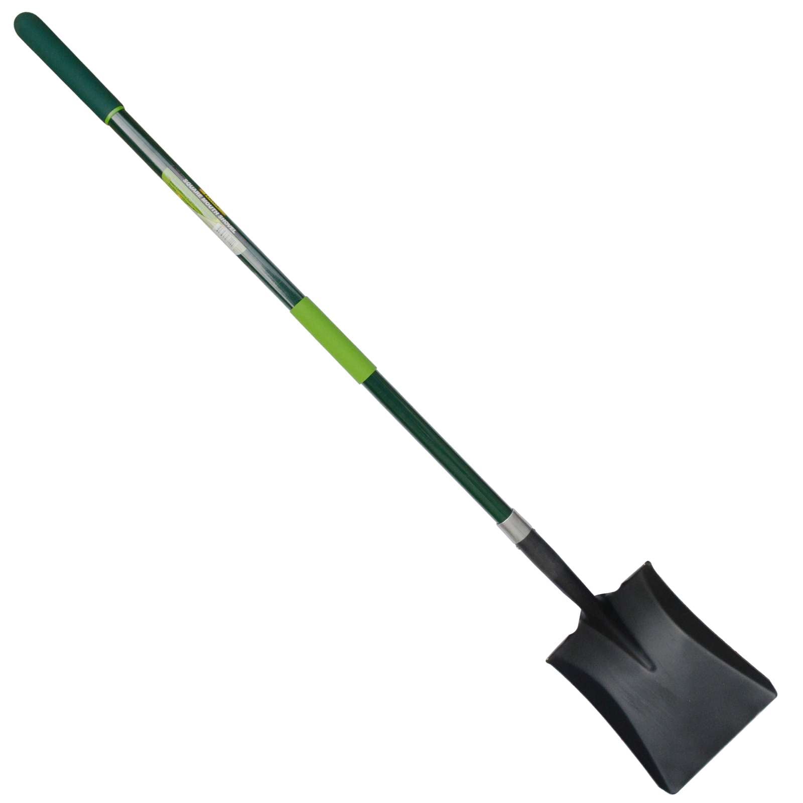 Med Square Spade with Fiberglass Long Handle - 1
