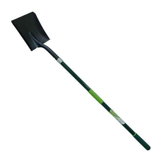 Square Shovel with Fiberglass Long Handle - 1