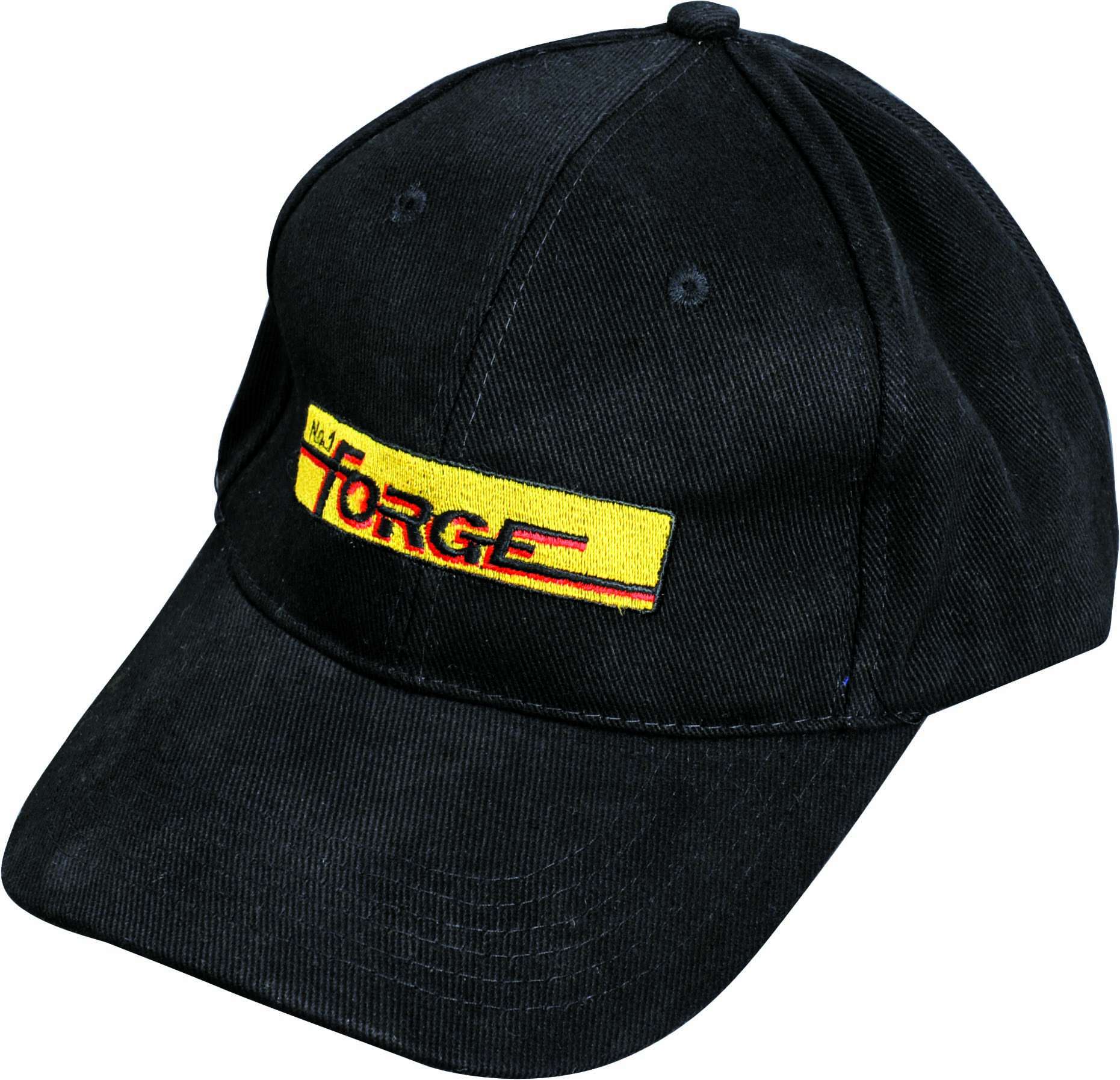 Black Baseball Cap with Forge Logo - 1